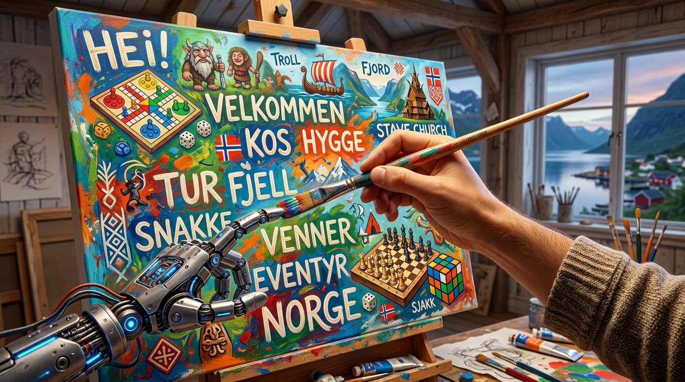 Kunstig intelligens som støttespiller, ikke erstatning: Ekte skaperglede i den digitale skolen