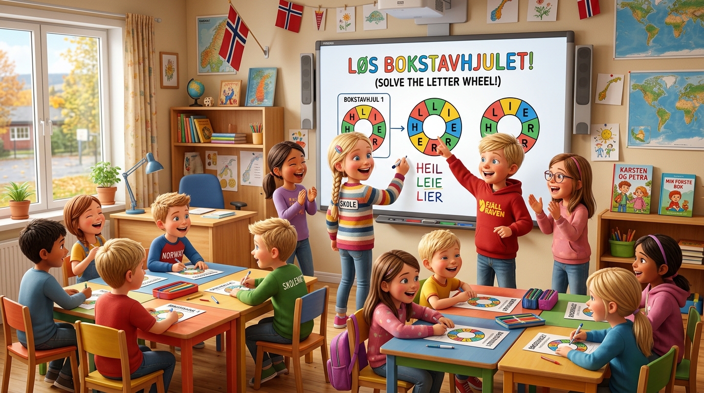 Anagrammer i skolen: Slik lærer anagramleker barna staving og leseforståelse