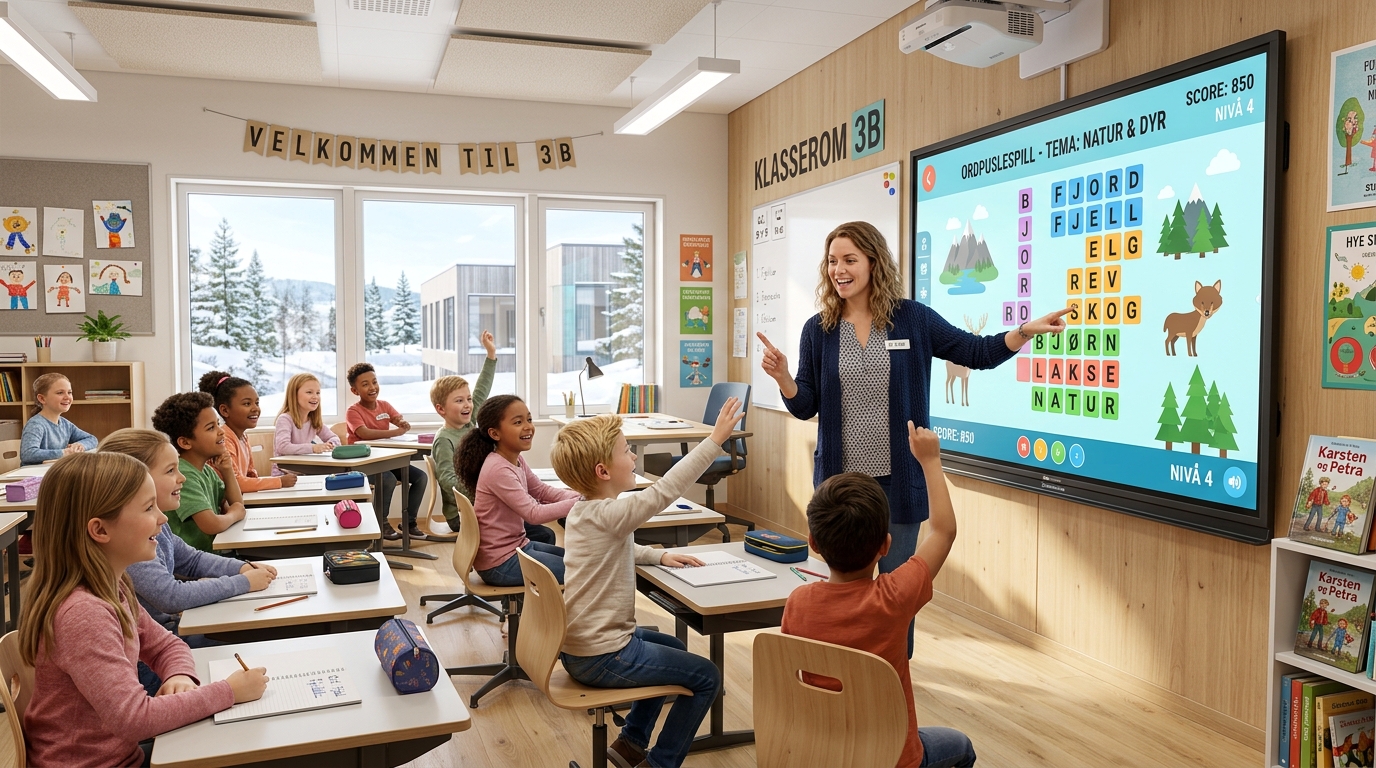 Gratis digitale verktøy i norsktimen: Hvorfor Ordkongen er 100 % åpent for skolen