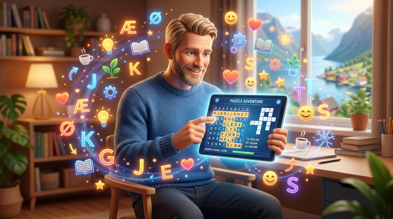 Skjermtid med mening: Hvorfor ordspill er bedre enn passiv scrolling