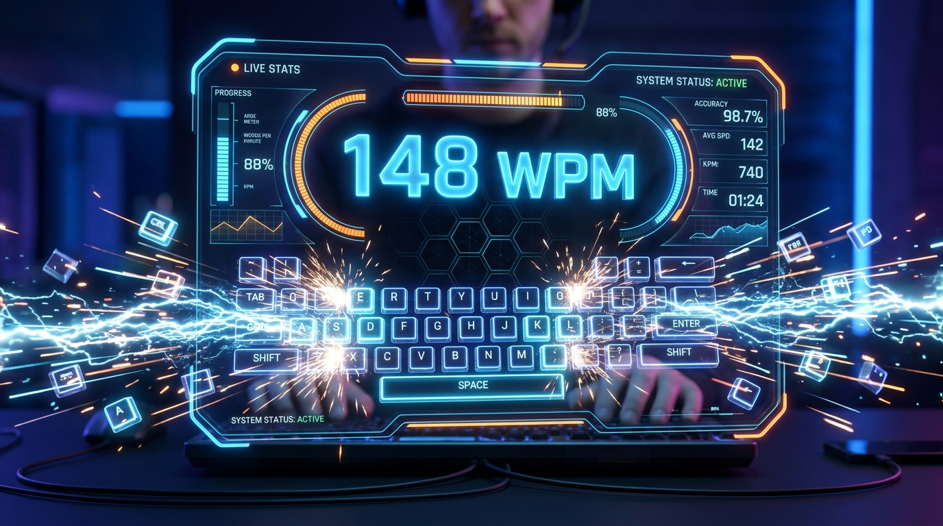 Hvor raskt skriver du? Slik måler og forbedrer du WPM (ord i minuttet)