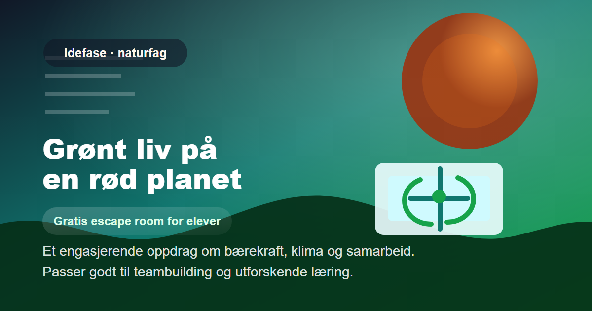 Grønt liv på en rød planet