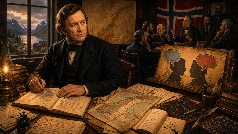 Ivar Aasen og språkstriden