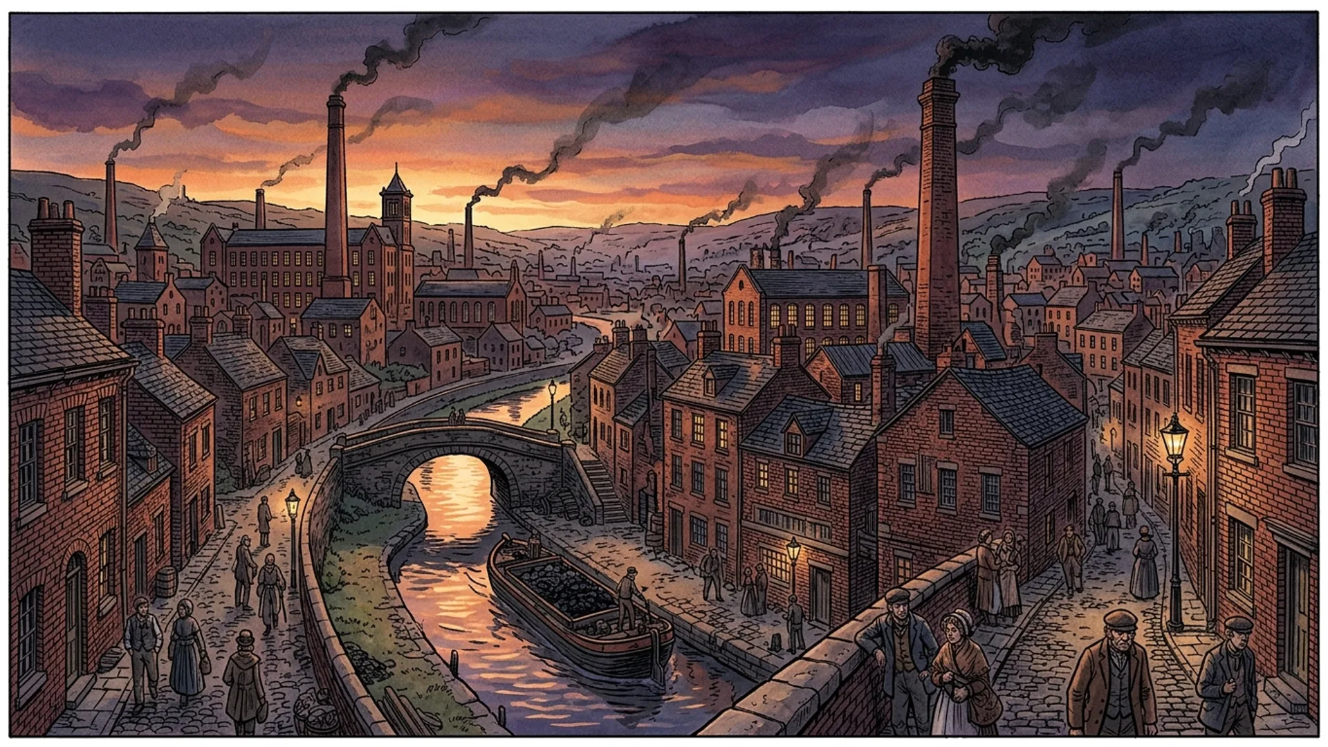 Den industrielle revolusjon: Damp, profitt og opprør (1764–1851)